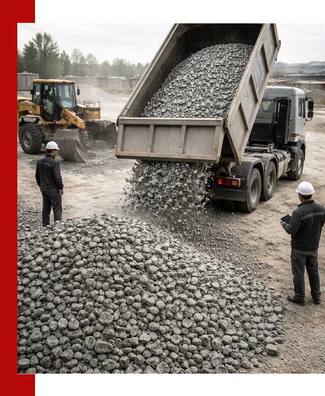 Доставка гранитного щебня фракции 20-40 в Междуреченске