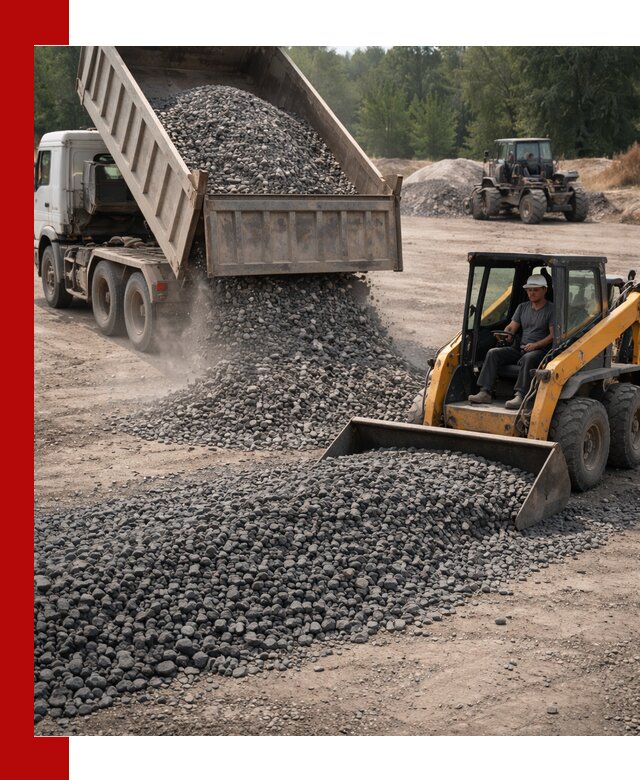 Гранитный щебень фракция 40-70 с доставкой в Междуреченске