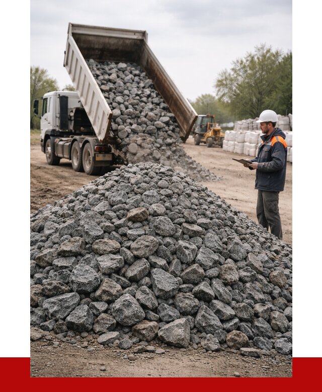 Гранитный щебень фракция 100-200 в Междуреченске от 4244 р. ПРОНЕРУДМжд