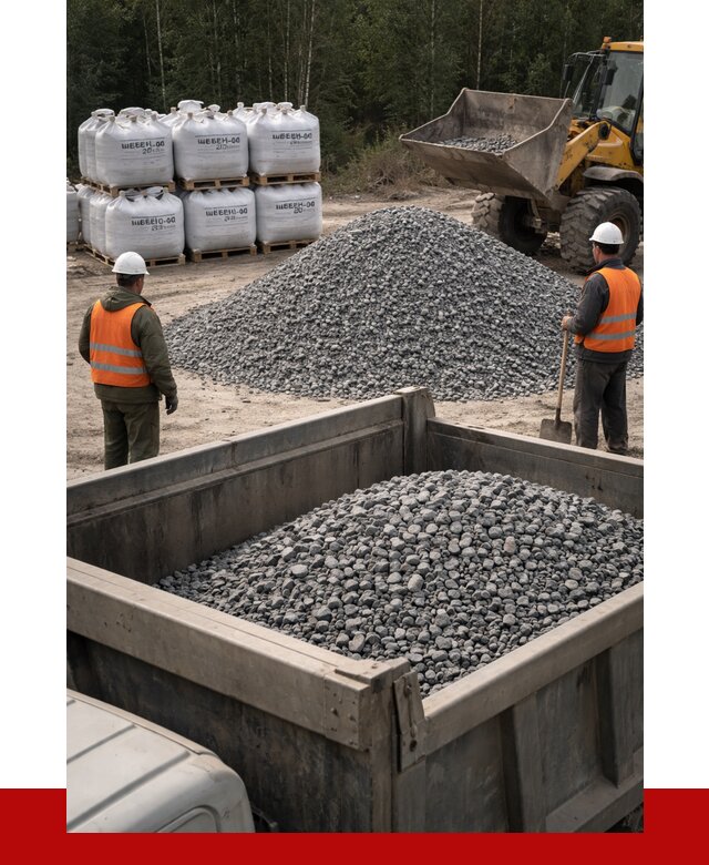 Щебень габбро диабаз 20-40 в Междуреченске от 3436 руб. | ПРОНЕРУДМжд