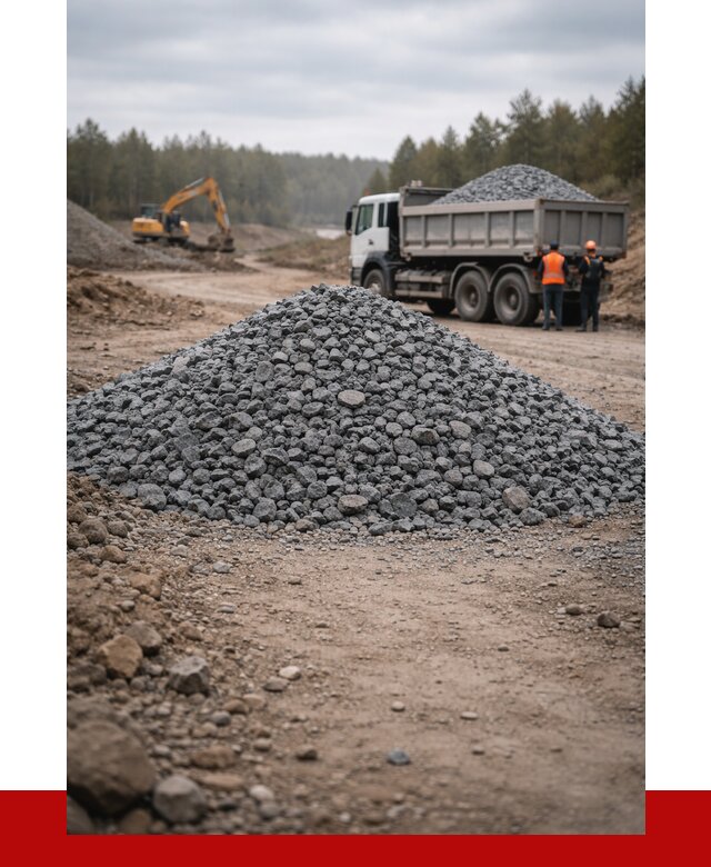 Щебень габбро диабаз фракция 40-70 в Междуреченске от 2223 р-ПРОНЕРУДМжд