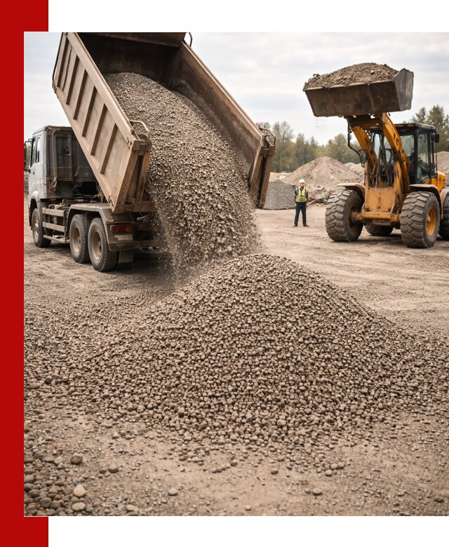 Гравийный щебень фракция 3–10 с доставкой в Междуреченске