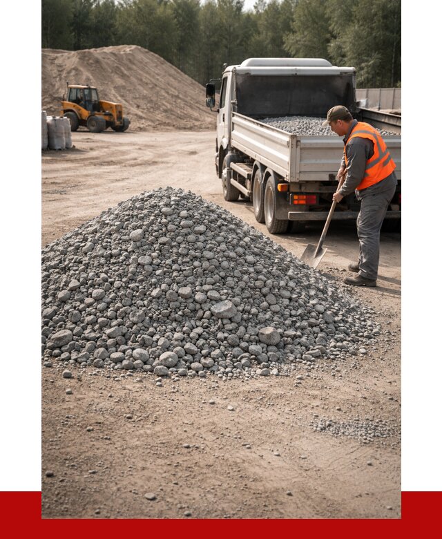 Гравийный щебень фракция 5-10 в Междуреченске от 2223 р. | ПРОНЕРУДМжд