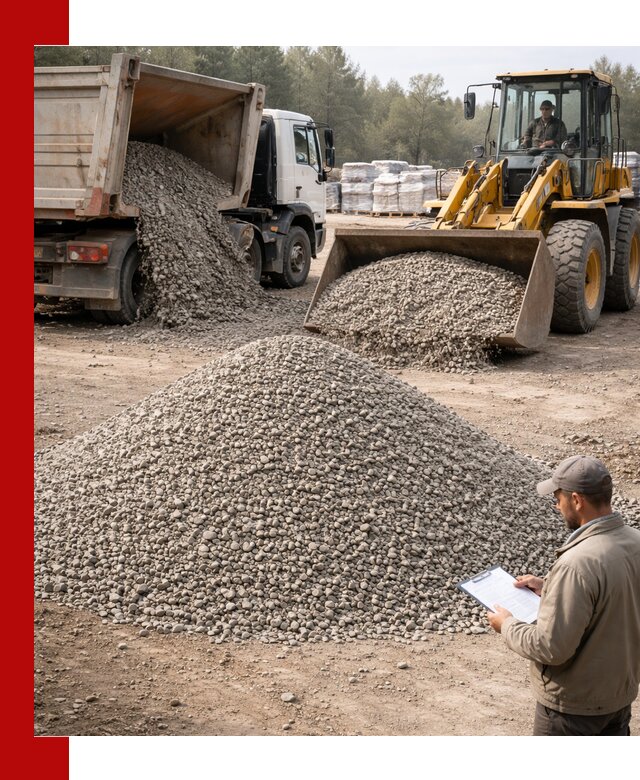 Гравийный щебень фракция 5–10 с доставкой в Междуреченске