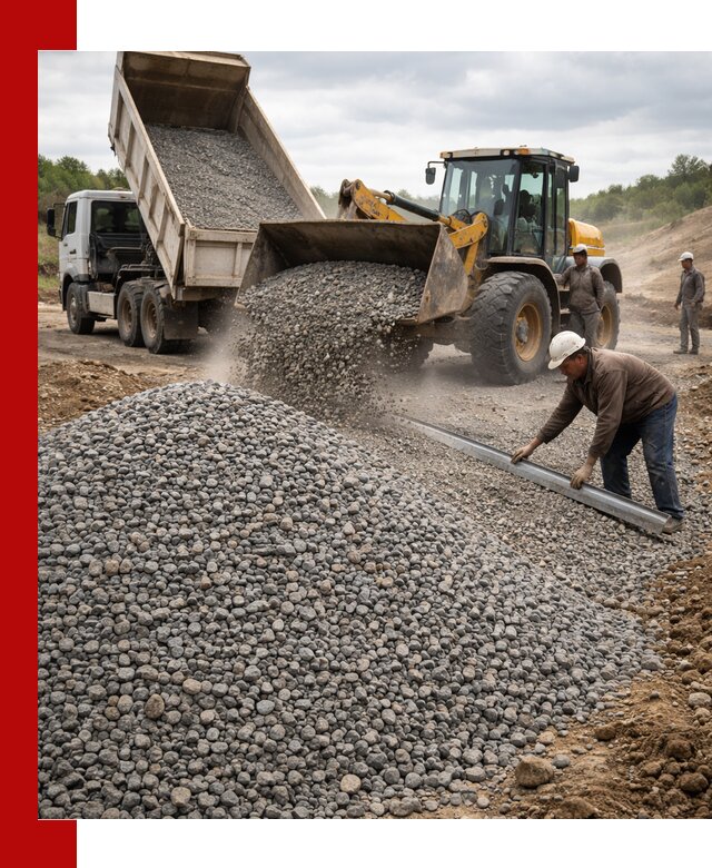 Гравийный щебень фракция 5-20 с доставкой в Междуреченске