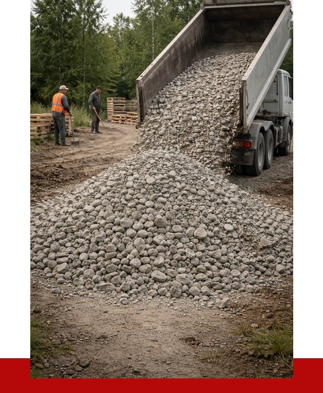 гравийный щебень фракция 70-120 в Междуреченске от 2476 р. ПРОНЕРУДМжд