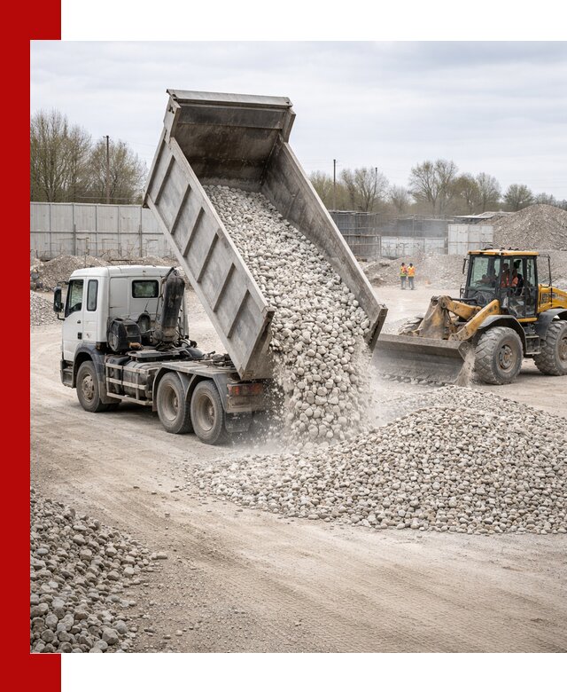 Доставка и продажа известнякового щебня в Междуреченске