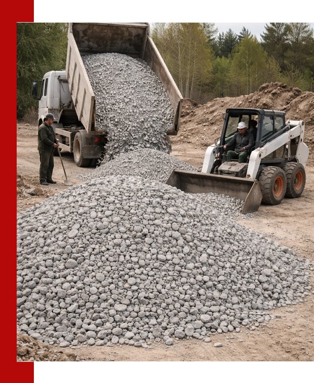Доставка доломитового щебня в Междуреченске напрямую от карьера