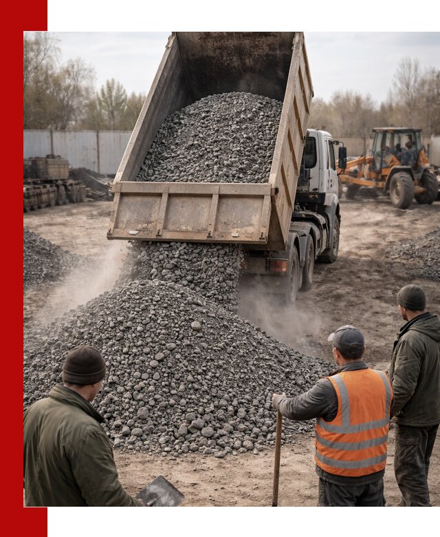 Доставка шлакового щебня в удобные сроки по выгодной цене в Междуреченске