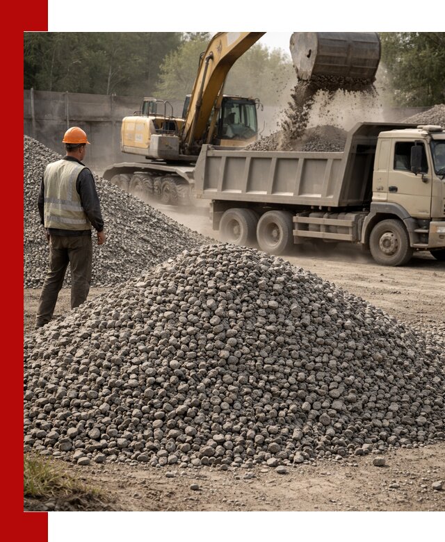 Шлаковый щебень фракция 5-20 с доставкой в Междуреченске