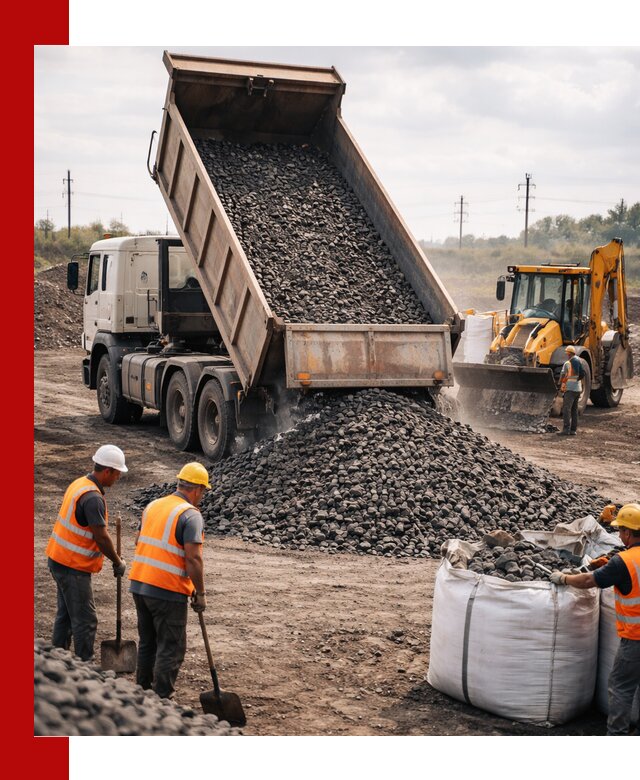 Шлаковый щебень фракция 40-70 с доставкой в Междуреченске