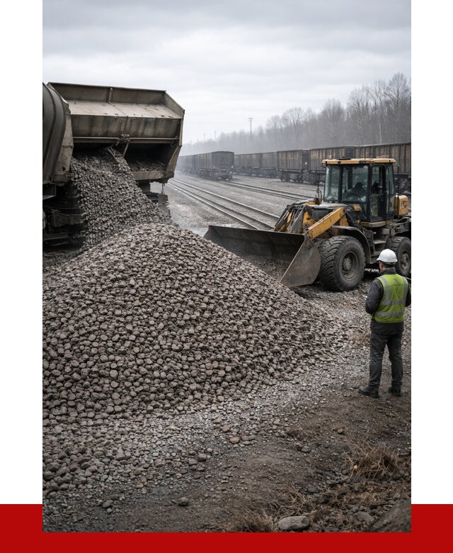 Купить железнодорожный щебень в Междуреченске от 2829 р. | ПРОНЕРУДМжд