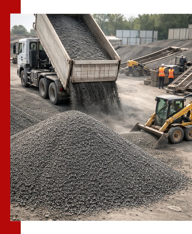 Вторичный щебень фракция 0–5 с доставкой в Междуреченске
