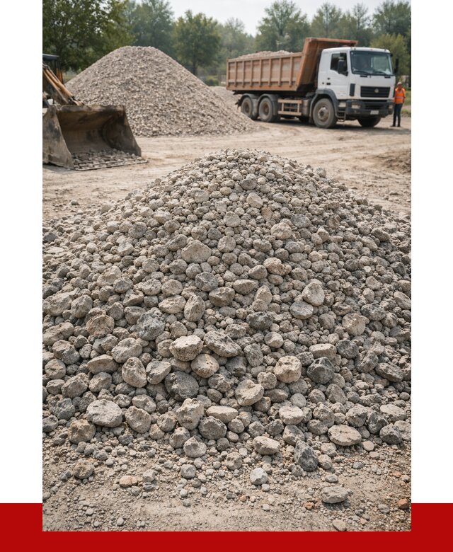 Вторичный щебень фракция 20-40 в Междуреченске от 2223 р ПРОНЕРУДМжд