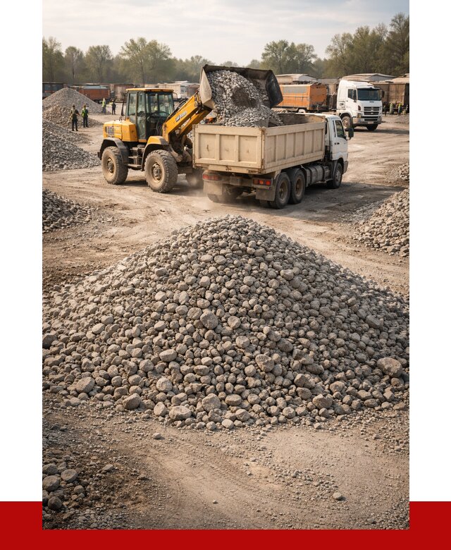 Вторичный щебень фракция 40-70 в Междуреченске от 1758 р, ПРОНЕРУДМжд