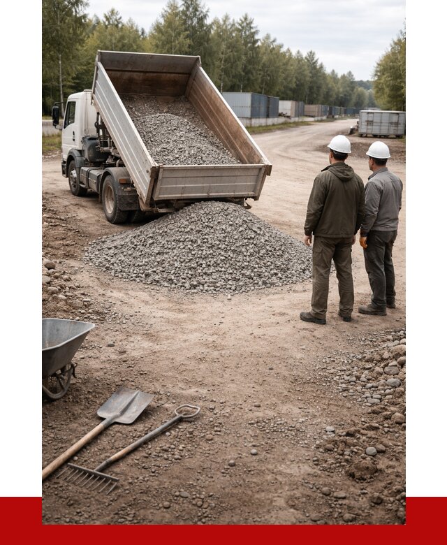 Бетонный щебень фракция 5-20 в Междуреченске от 3234 р., ПРОНЕРУДМжд