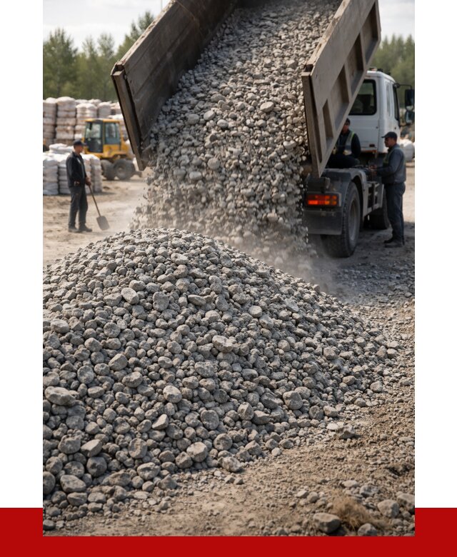 Бетонный щебень фракция 40-70 в Междуреченске от 1819 р. ПРОНЕРУДМжд