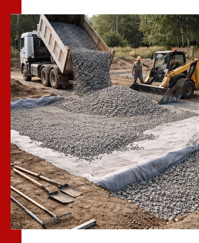 Щебень для фундамента с доставкой в Междуреченске