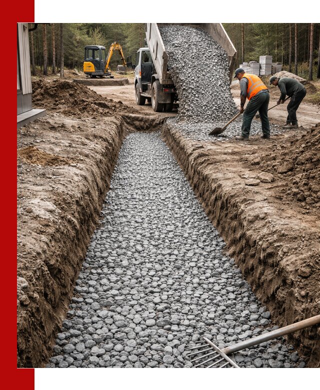 Щебень для дренажа с доставкой в Междуреченске высокого качества