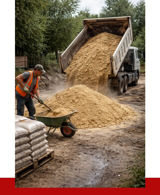 Купить песок с доставкой в Междуреченске от 1819 р. | ПРОНЕРУДМжд