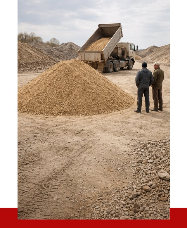 Карьерный песок крупнозернистый в Междуреченске от 8589 р | ПРОНЕРУДМжд