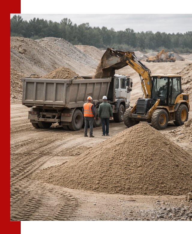 Карьерный среднезернистый песок с доставкой в Междуреченске