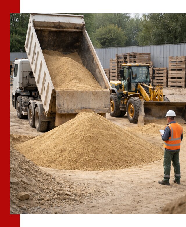 Доставка карьерного мелкозернистого песка в Междуреченске