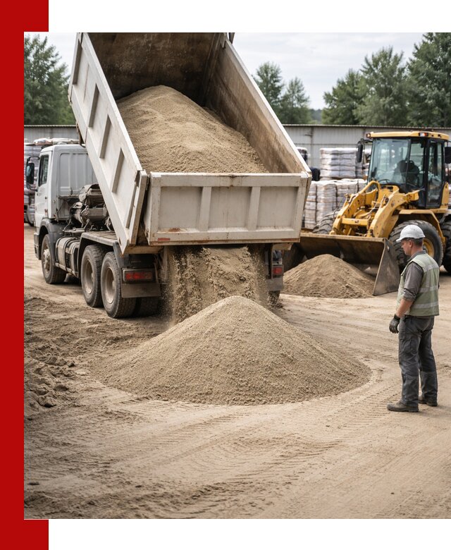 Поставка и доставка песка для бетона в Междуреченске