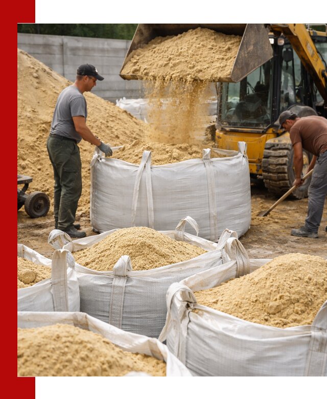 Поставка качественного песка для кладки в Междуреченске