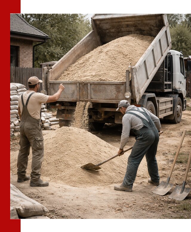 Песок для штукатурки с доставкой в Междуреченске качественный и чистый