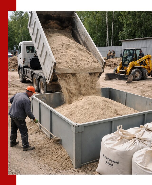 Кварцевый песок для фильтра в Междуреченске — доставка и качество