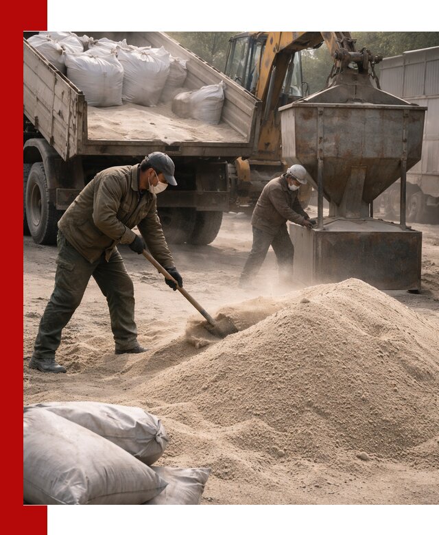 Кварцевый песок для пескоструя в Междуреченске — доставка и качество