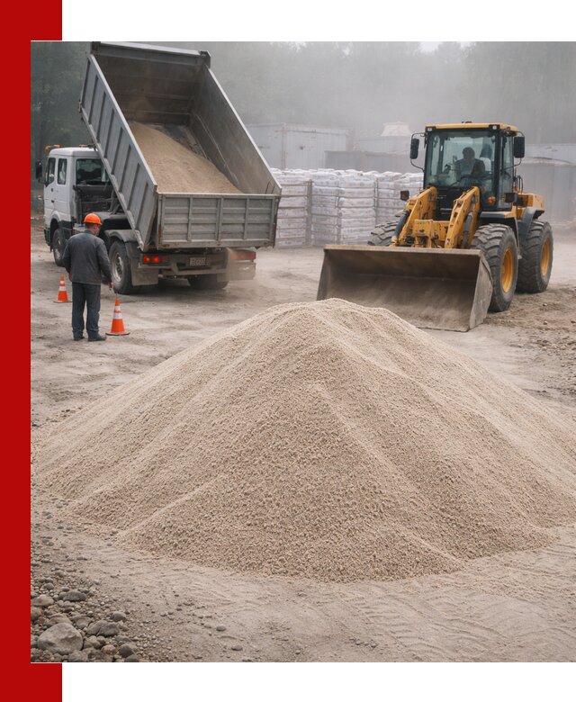 Кварцевый песок фракция 0–8 для стройработ в Междуреченске