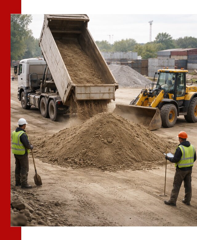 Доставка и продажа пескогрунта оптом и в розницу в Междуреченске