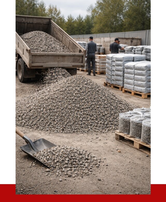 Гравий фракция 5-20 в Междуреченске купить от 2324 р. ПРОНЕРУДМжд