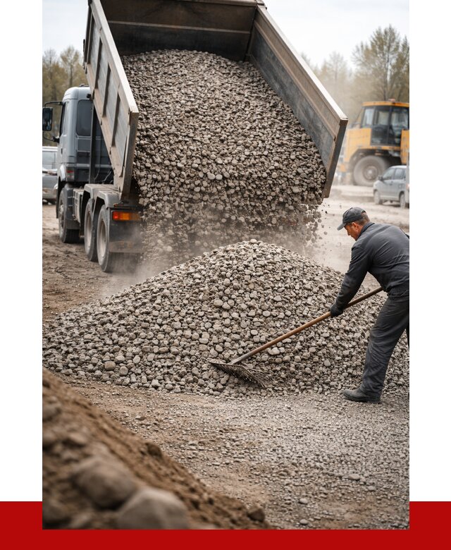 Гравий фракция 20-40 в Междуреченске от 2526 р. доставка | ПРОНЕРУДМжд