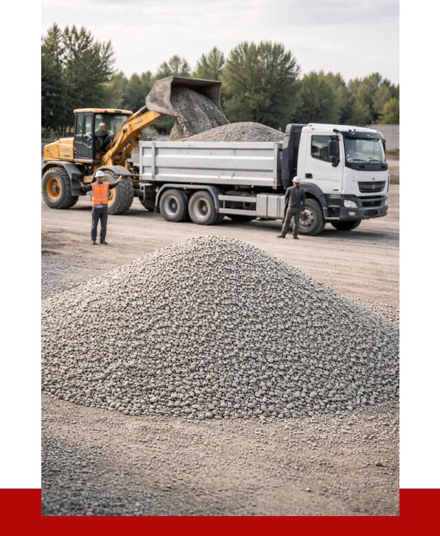Купить мытый гравий в Междуреченске от 3537 р, доставка ПРОНЕРУДМжд