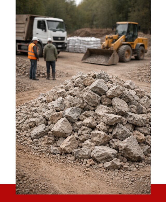 Купить бутовый камень с доставкой в Междуреченске от 2324 р. | ПРОНЕРУДМжд