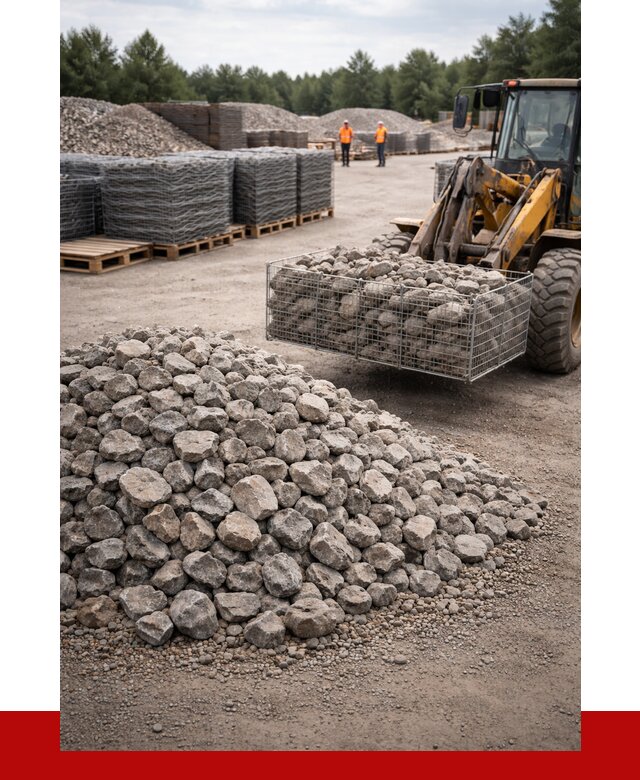 Камень для габионов фракция 70-150 в Междуреченске от 4244 р. | ПРОНЕРУДМжд