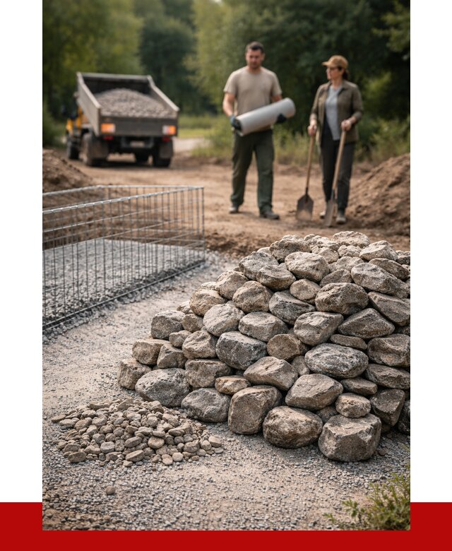 Камень для габионов фракция 100-200 в Междуреченске от 4850 р. | ПРОНЕРУДМжд