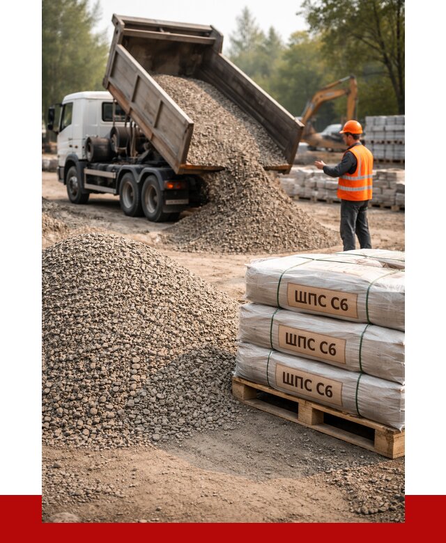 ЩПС С6 в Междуреченске с доставкой от 2223 р. за куб | ПРОНЕРУДМжд
