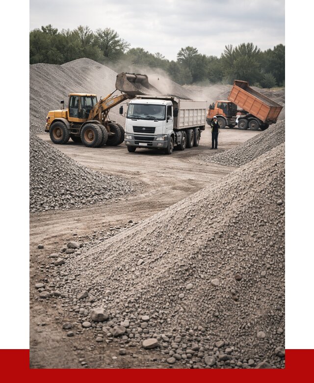 Отсев и крошка с доставкой в Междуреченске от 2425 р. | ПРОНЕРУДМжд