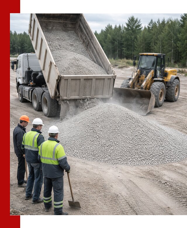 Известняковый отсев 0-5 доставка в Междуреченске быстро и выгодно