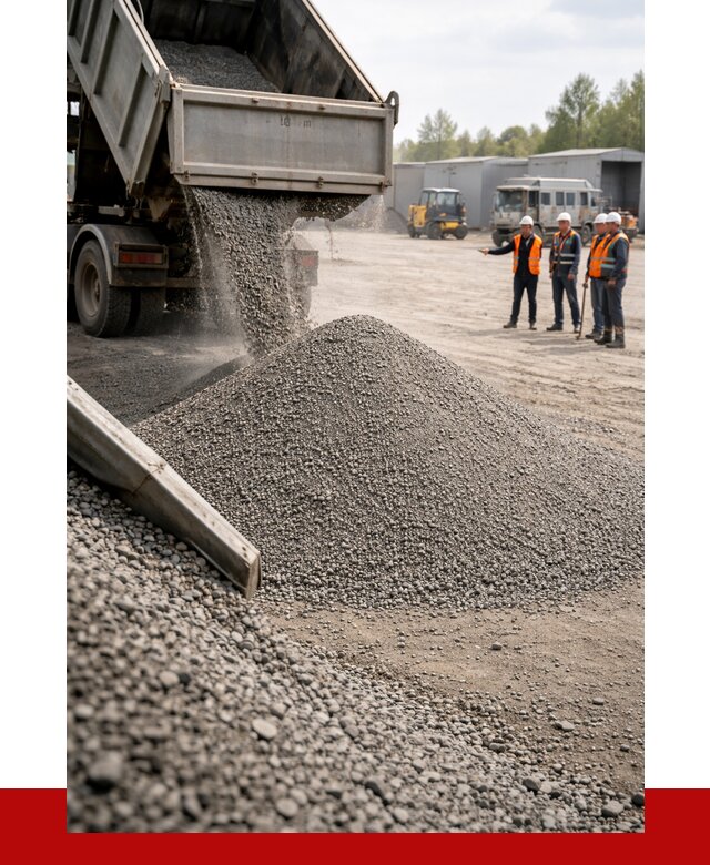 Гравийный отсев 0-5 в Междуреченске от 1213 р. с доставкой | ПРОНЕРУДМжд