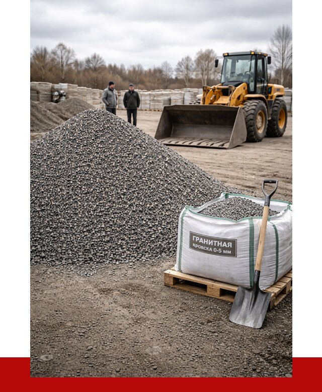 Купить гранитную крошку в Междуреченске от 4850 р. с доставкой | ПРОНЕРУДМжд