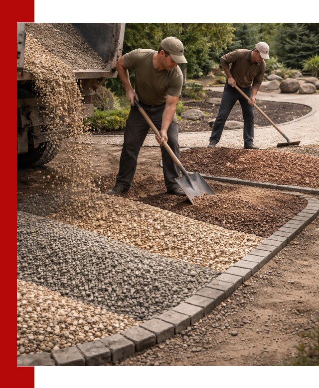 Декоративная крошка для ландшафта в Междуреченске — продажа и доставка