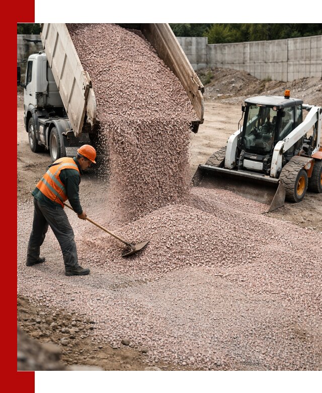 Крошка розовый гранит с доставкой в Междуреченске от производителя