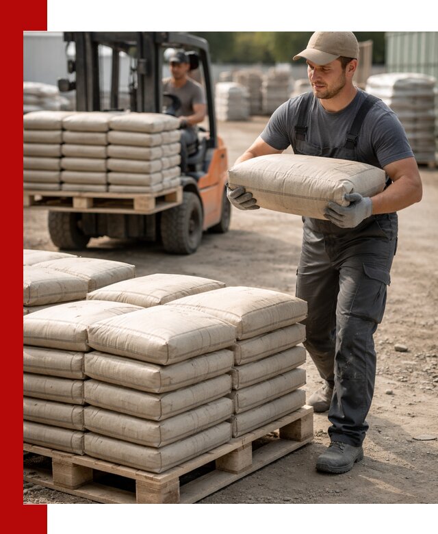 Доставка цемента в мешках оптом и в розницу в Междуреченске