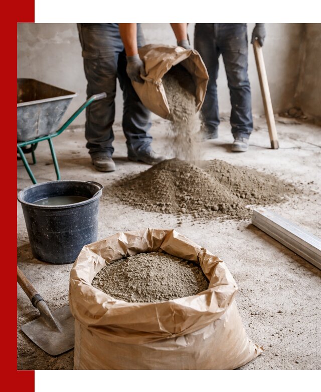 Доставка сухой смеси для стяжки в Междуреченске