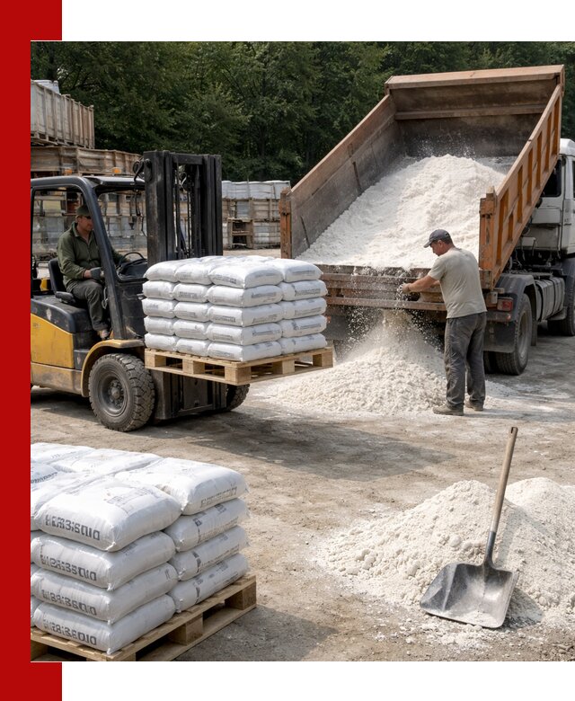 Доставка строительной извести оптом и в розницу в Междуреченске